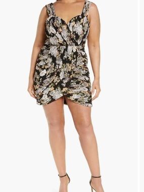 lavish alice sequin embellished mini dress in silver iridescent Shop Lavish Alice Women's Silver Sequin Dresses up to 70% Off